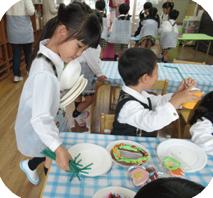 イートインコーナーの役割分担