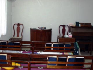 inside of Oiwake Bible Church
