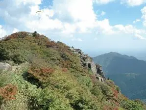 写真15 御在所岳 山頂部にて 写真15