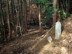 写真2 再び、石標に対面 写真2