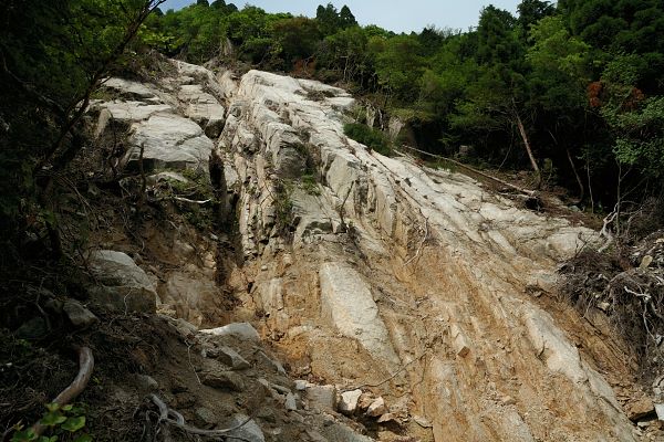 写真6 崩壊地 写真6