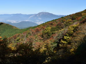 写真2 柏原道から伊吹山 写真2