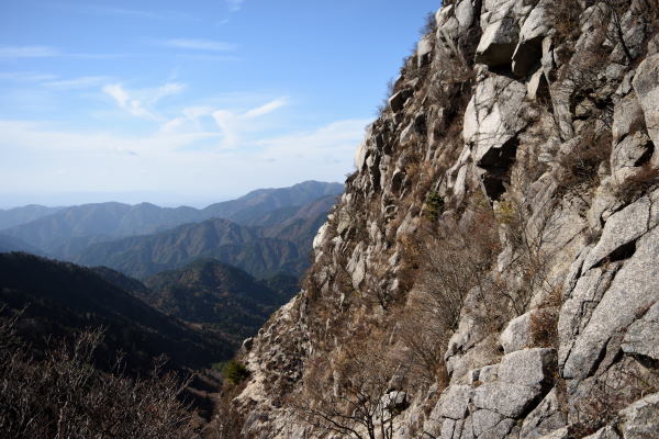 写真8 鎌ヶ岳南面と綿向山 写真8 鎌ヶ岳南面と綿向山
