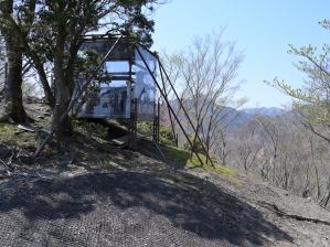 写真2 雲母峰第2峰にて 写真2 雲母峰第2峰にて