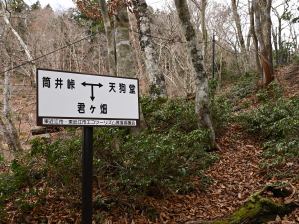 写真7 君ヶ畑からの登山道に合流 写真7 君ヶ畑からの登山道に合流