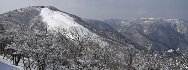 写真5 御在所岳・山頂部にて 写真5 御在所岳・山頂部にて